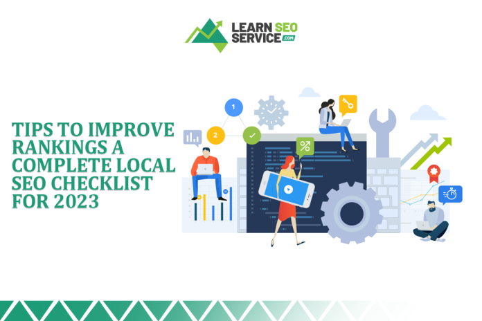 Tips to Improve Rankings a complete local seo checklist for 2023